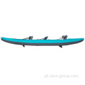 Air Paddle Kayak pescando caiaque azul de 3 pessoas caiaque inflável à venda
